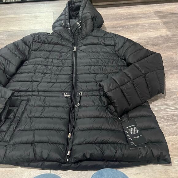 Ralph Lauren Black Hooded Puffer Jacket Size Large - Picture 2 of 7
